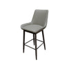 Oak Street Manufacturing Amata Barstool charcoal vinyl bucket seat commercial bar height indoor