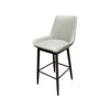 Oak Street Manufacturing Amata Barstool light moss vinyl bucket seat commercial bar height indoor