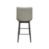 Oak Street Manufacturing Amata Barstool light moss vinyl bucket seat commercial bar height indoor