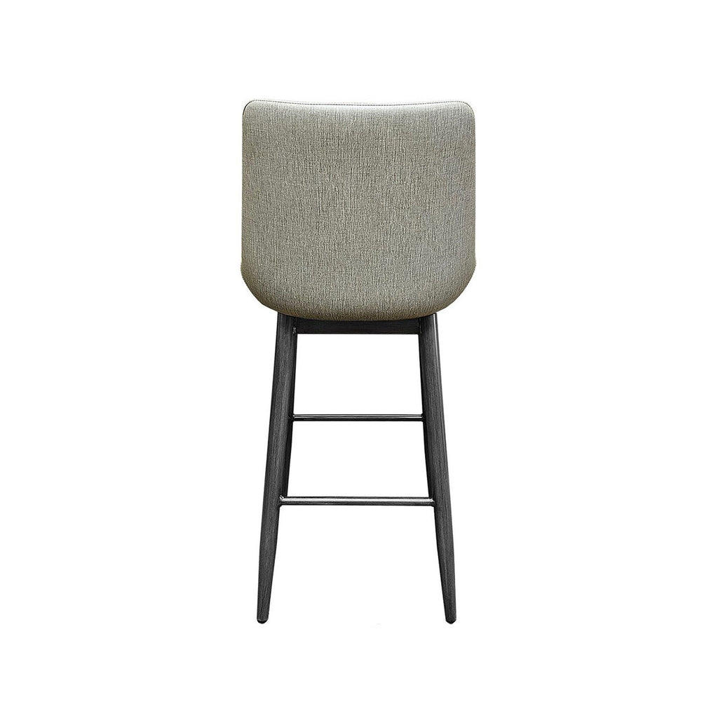 Oak Street Manufacturing Amata Barstool light moss vinyl bucket seat commercial bar height indoor