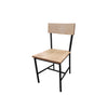 Oak Street Manufacturing Timber 2.0 commercial dining chair Natural finish solid wood seat and back