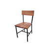 Oak Street Manufacturing Timber 2.0 commercial dining chair Timber finish solid wood seat and back