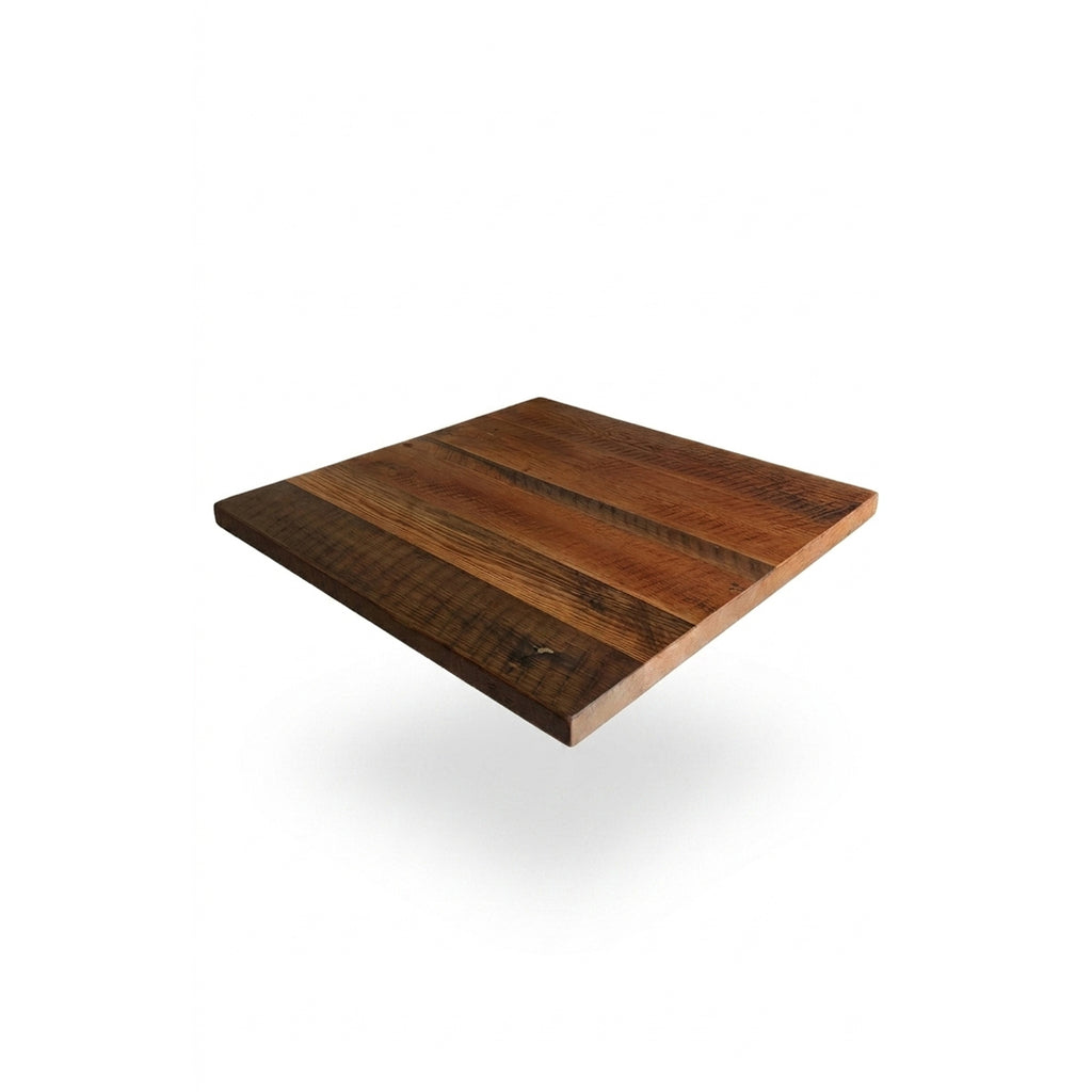 Reclaimed Barnwood 1.75 inch solid wood table top Natural finish Amish handcrafted USA
