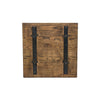 Red Oak table top dark walnut stain Amish handcrafted commercial restaurant