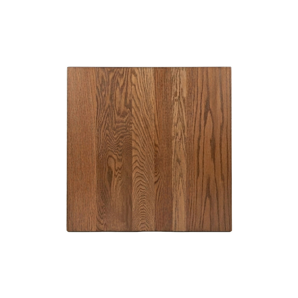 Red Oak table top Provincial stain Amish handcrafted commercial restaurant
