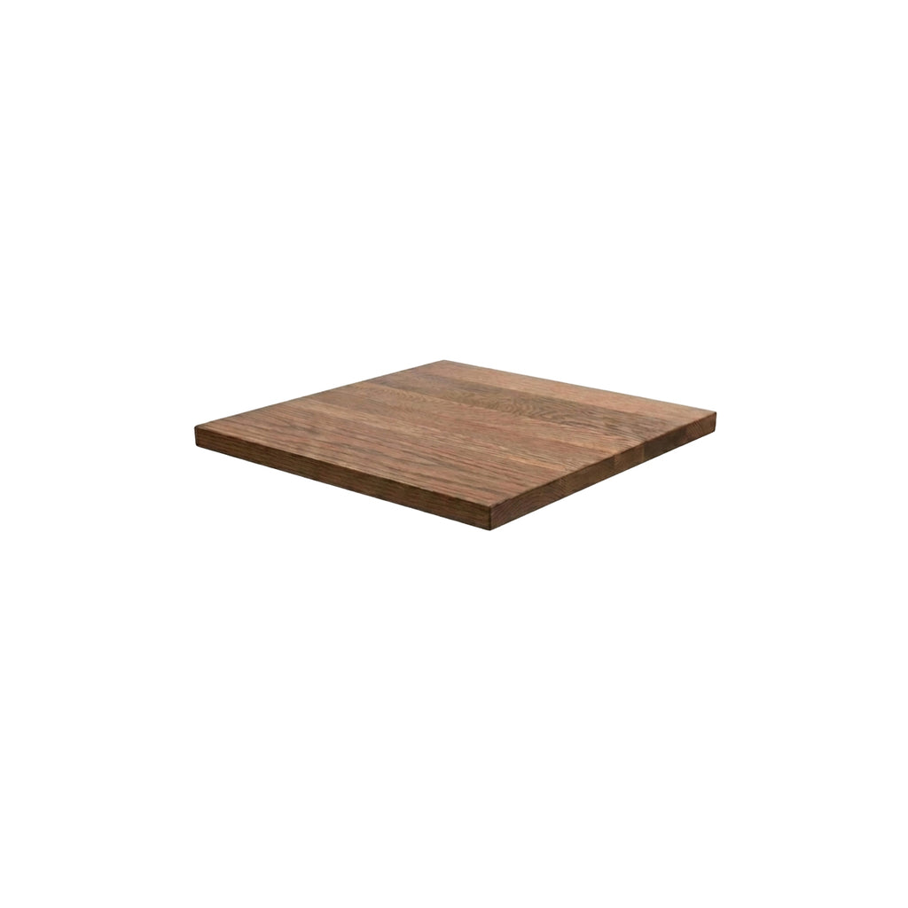 Red Oak table top Provincial stain Amish handcrafted commercial restaurant