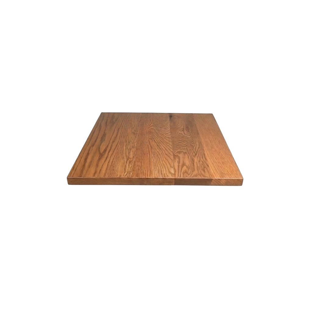 Red Oak table top  Provincial stain Amish handcrafted commercial restaurant