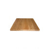 White Oak 1.75 inch solid wood table top Natural stain Amish handcrafted USA