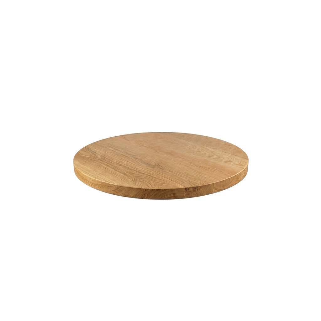 White Oak 1.75 inch solid wood table top Natural stain Amish handcrafted USA